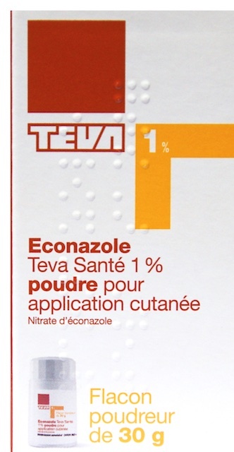 Econazole Teva 1 Poudre Pour Application Cutanee Parapharmacie Chez Moi