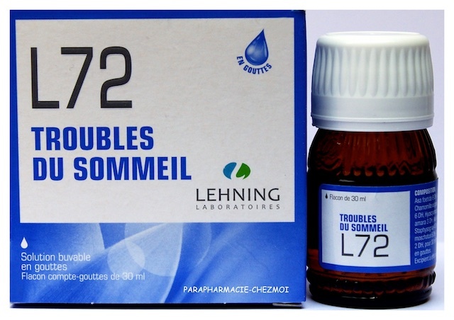 Lehning L72 Troubles Mineurs Du Sommeil Parapharmacie Chez Moi