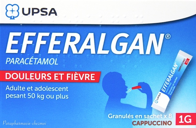 Efferalgan 1g Sachet Cappucino Parapharmacie Chez Moi