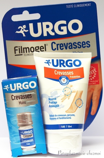 URGO FILMOGEL CREVASSE MAIN+URGO CREME PREVENTIVE CREVASSE ...