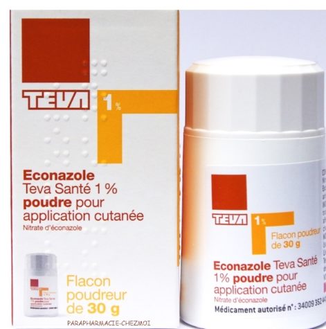 Econazole Teva 1 Poudre Pour Application Cutanee Parapharmacie Chez Moi