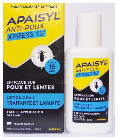 Apaisyl Anti Poux Et Lentes Express 15 Minutes Parapharmacie Chez Moi