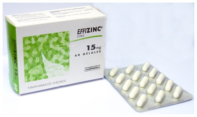 EFFIZINC 15 MG GÉLULES - Parapharmacie Chez moi