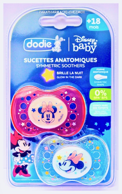 Dodie Disney Sucette anatomique silicone - Bébé 18 mois et plus