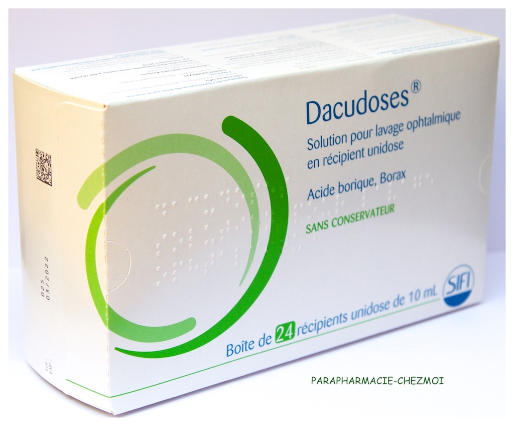 Dacudoses Solution Pour Lavage Ophtalmique Parapharmacie Chez Moi