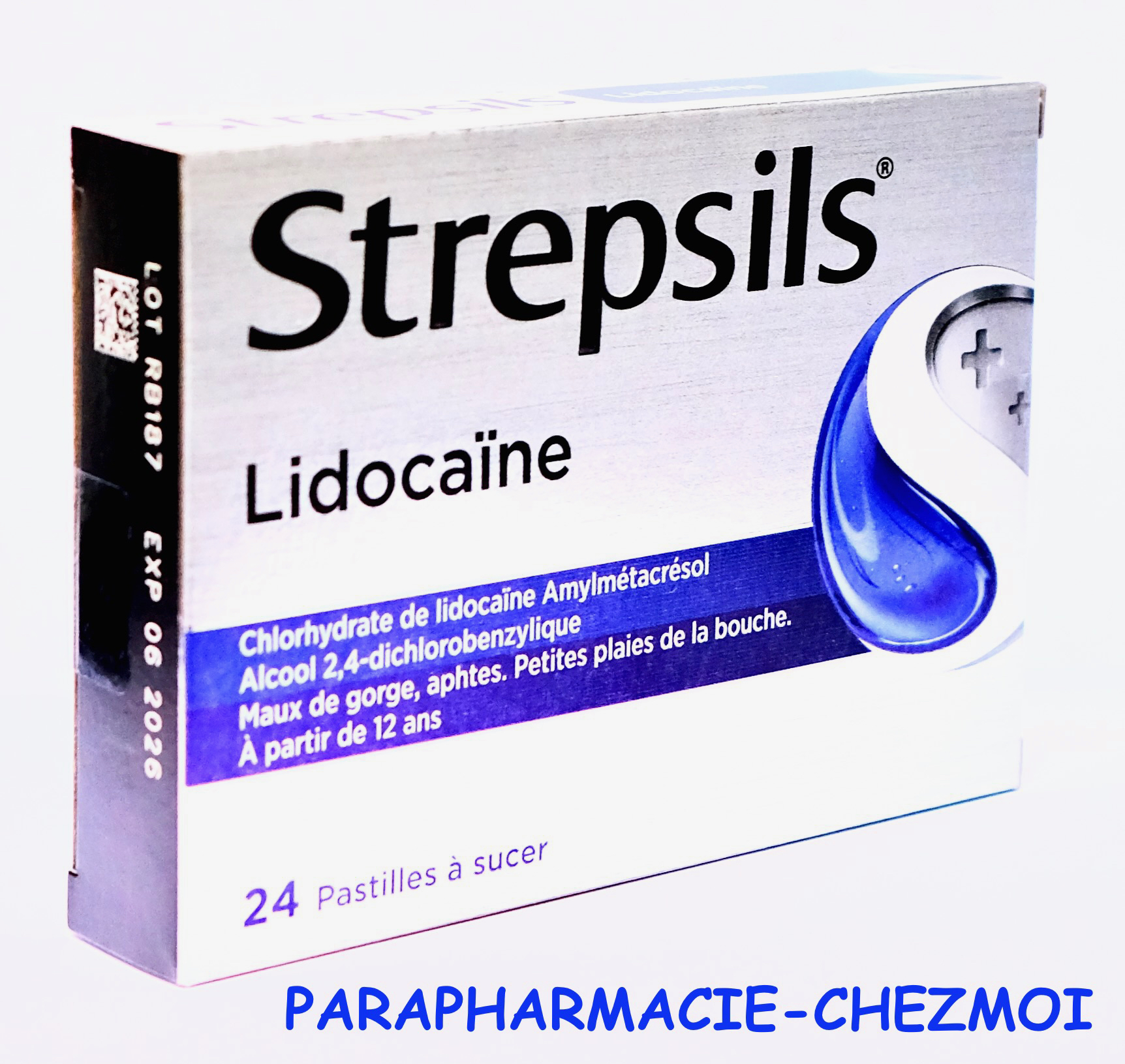 Strepsils Lidocaïne 24 Pastilles à sucer