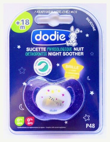 Dodie Sucette physiologique nuit silicone +18 mois - Pharmacie en