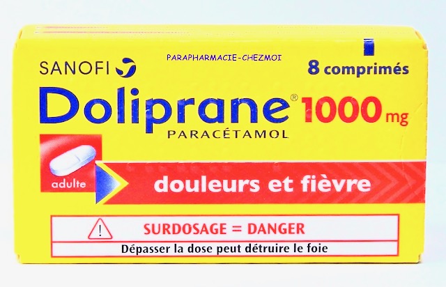 Doliprane 1000 mg comprimés - Paracétamol adulte - Douleur et fièvre