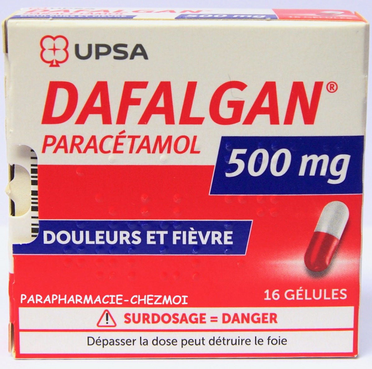 Dafalgan 500 Mg Gelules Parapharmacie Chez Moi
