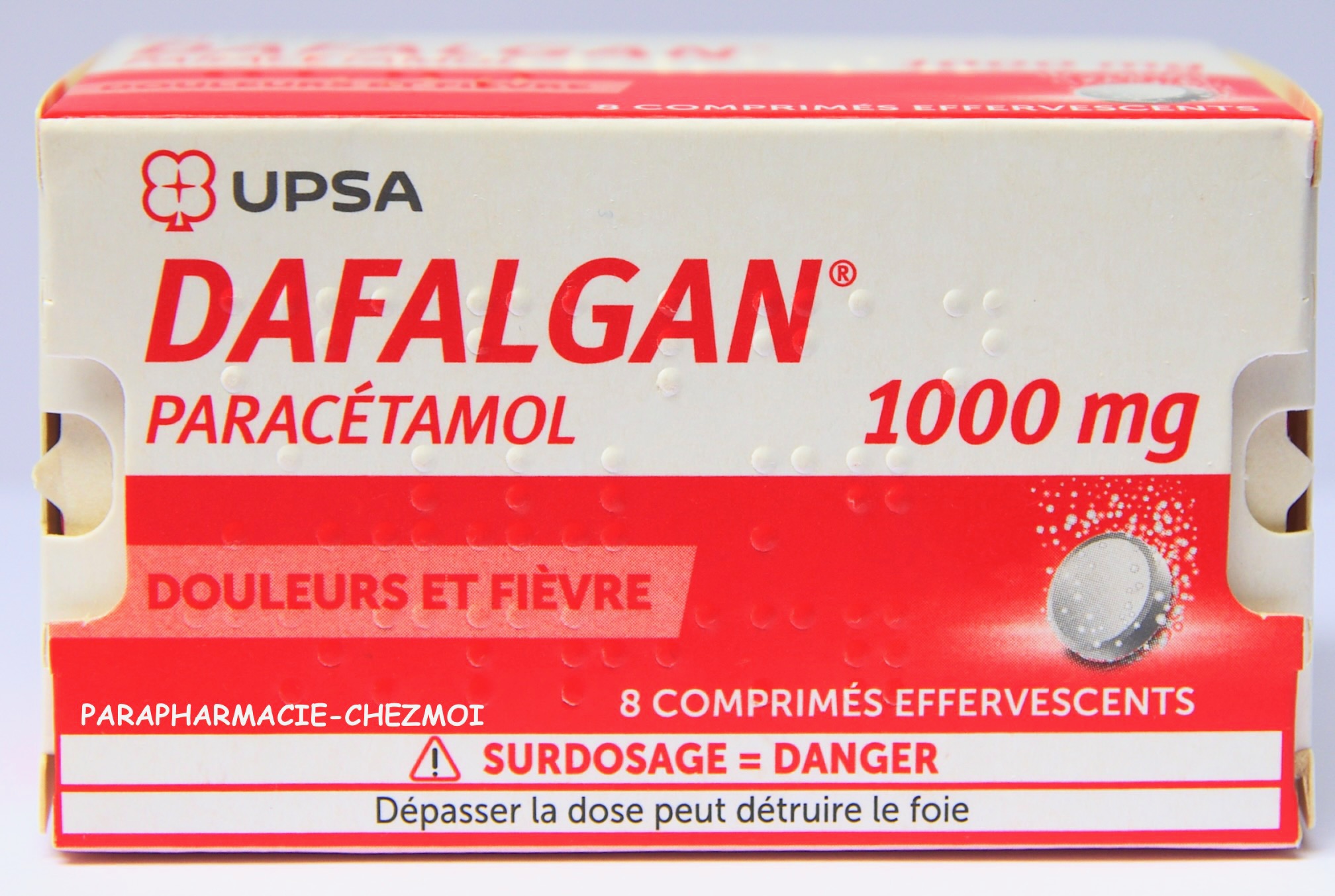 Dafalgan 1g Comprimes Effervescents Parapharmacie Chez Moi