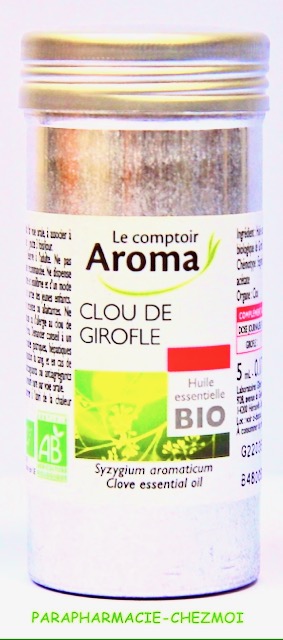 Huile essentielle Clou de girofle bio par LCA Aroma