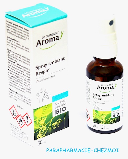 Respir'aroma - Spray aux huiles essentielles bio