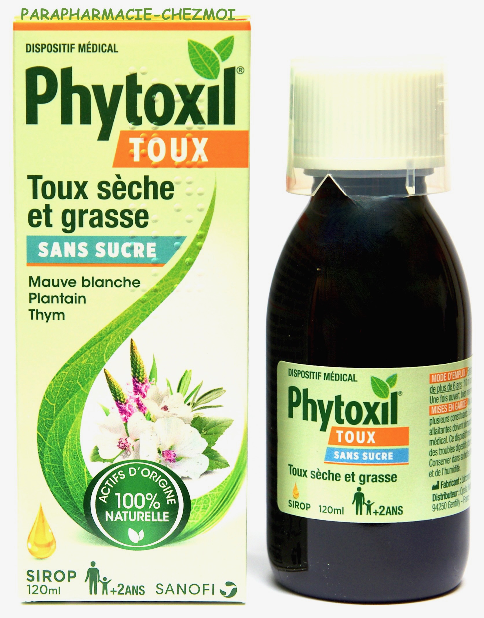 Phytoxil Sirop Toux S Che Et Grasse Sans Sucre Parapharmacie Chez Moi