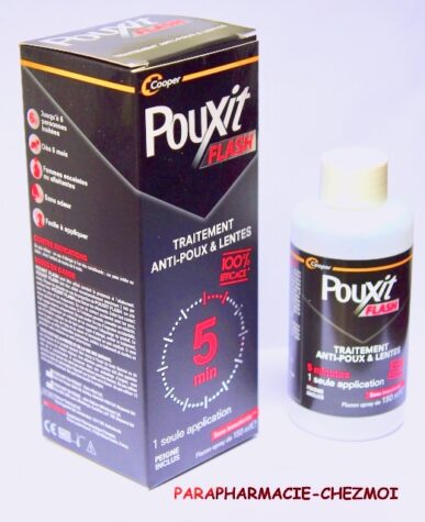 POUXIT FLASH - Traitement anti-Poux et Lentes - spray 150 ml +