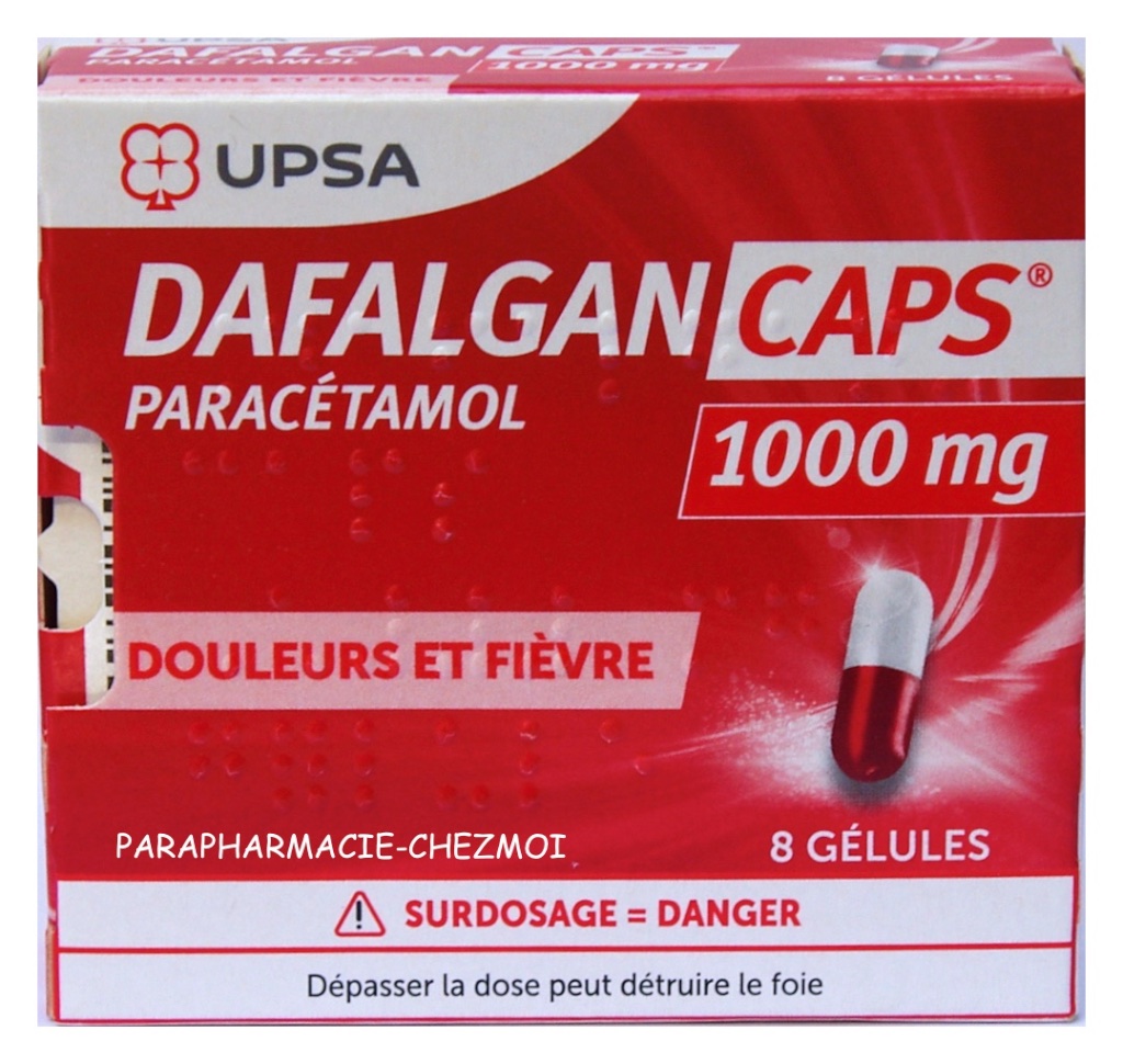 Dafalgan Caps 1000 Mg Gelules Parapharmacie Chez Moi