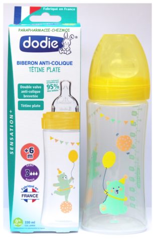 Dodie Biberon Anti Colique Deuxieme Age Motif Cirque De 330 Ml Parapharmacie Chez Moi