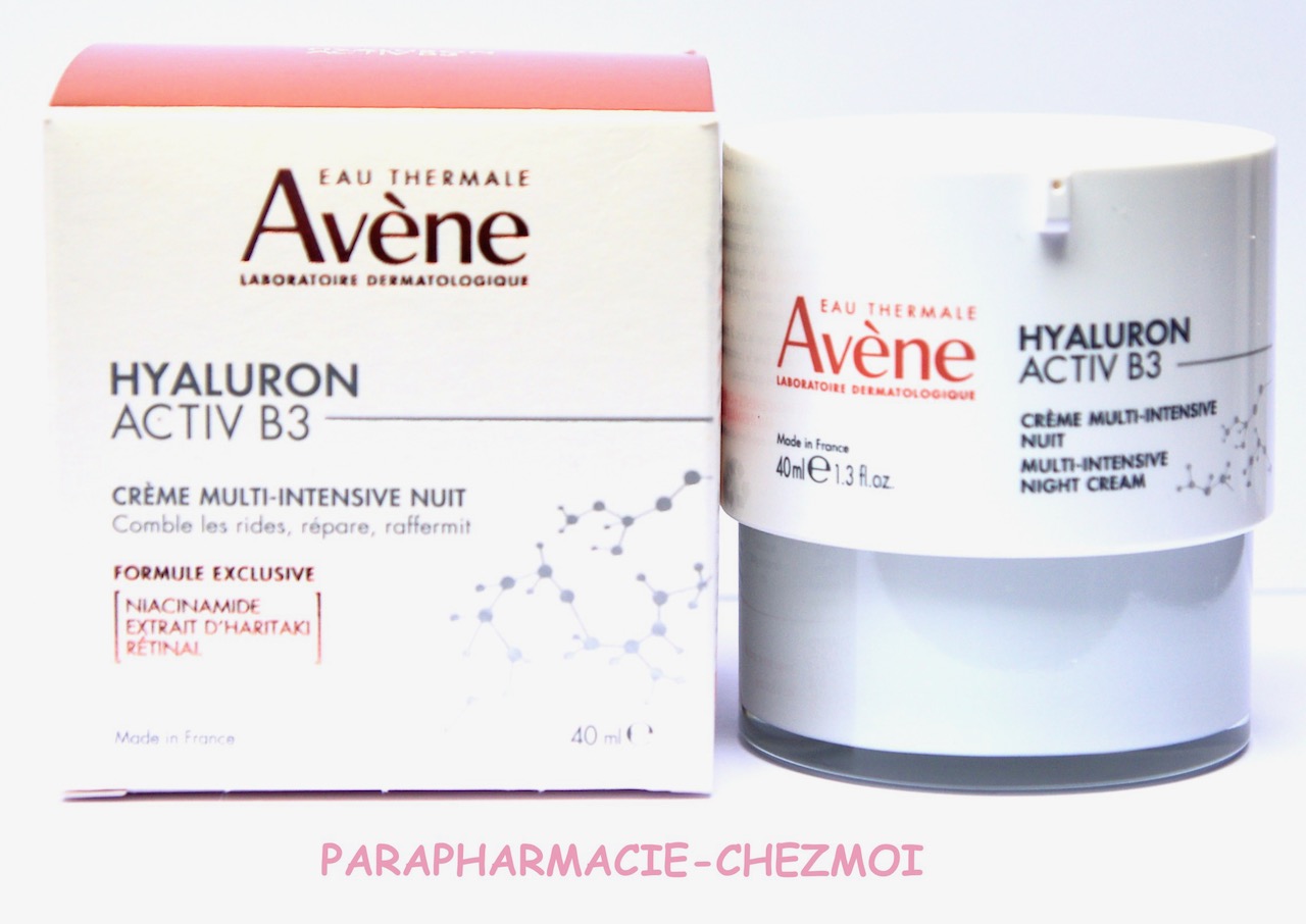 AVENE HYALURON ACTIV B3 CRÈME MULTI-INTENSIVE NUIT - Parapharmacie Chez Moi